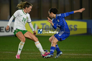2024-02-23 - Heather Payne (IRL) and Michela Catena (ITA) during the Women's International Friendly Match between Italy Women's National Team vs Ireland Women's National Team on 23 February 2024 at 