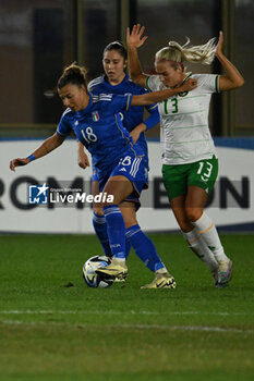 2024-02-23 - Arianna Caruso (ITA) and Lily Agg (IRL) during the Women's International Friendly Match between Italy Women's National Team vs Ireland Women's National Team on 23 February 2024 at 