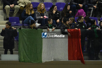 2024-02-23 - Supporters of Italy Women’s National Team during the Women's International Friendly Match between Italy Women's National Team vs Ireland Women's National Team on 23 February 2024 at 