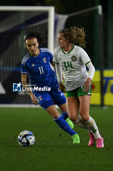 2024-02-23 - Barbara Bonansea (ITA) and Heather Payne (IRL) during the Women's International Friendly Match between Italy Women's National Team vs Ireland Women's National Team on 23 February 2024 at 