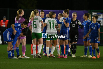 2024-02-23 - Greets at the end of the match during the Women's International Friendly Match between Italy Women's National Team vs Ireland Women's National Team on 23 February 2024 at 