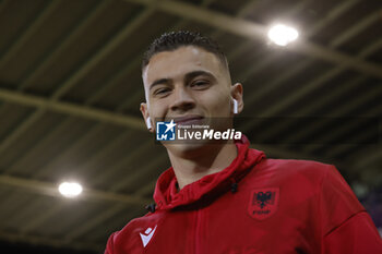 2024-03-22 - Kristjan Asllani of Albania during the friendly football match between the national team of Albania and and Chile, on 23 March 2023 at Ennio Tardini Stadium in Parma, Italy. Photo Nderim KACELI - ALBANIA VS CHILE - FRIENDLY MATCH - SOCCER
