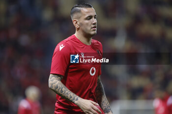 2024-03-22 - Rey Manaj of Albania during the friendly football match between the national team of Albania and and Chile, on 23 March 2023 at Ennio Tardini Stadium in Parma, Italy. Photo Nderim KACELI - ALBANIA VS CHILE - FRIENDLY MATCH - SOCCER