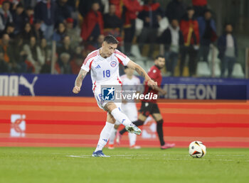 2024-03-22 - Rodrigo Echeverria of Chile during the friendly football match between the national team of Albania and and Chile, on 23 March 2023 at Ennio Tardini Stadium in Parma, Italy. Photo Nderim KACELI - ALBANIA VS CHILE - FRIENDLY MATCH - SOCCER