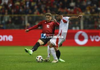2024-03-22 - Taulant Seferi of Albania during the friendly football match between the national team of Albania and and Chile, on 23 March 2023 at Ennio Tardini Stadium in Parma, Italy. Photo Nderim KACELI - ALBANIA VS CHILE - FRIENDLY MATCH - SOCCER