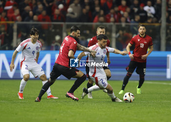 2024-03-22 - Gabriel Suazo of Chile during the friendly football match between the national team of Albania and and Chile, on 23 March 2023 at Ennio Tardini Stadium in Parma, Italy. Photo Nderim KACELI - ALBANIA VS CHILE - FRIENDLY MATCH - SOCCER