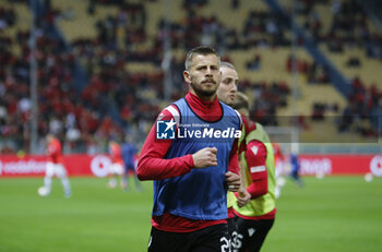 2024-03-22 - Ylber Ramadani of Albania during the friendly football match between the national team of Albania and and Chile, on 23 March 2023 at Ennio Tardini Stadium in Parma, Italy. Photo Nderim KACELI - ALBANIA VS CHILE - FRIENDLY MATCH - SOCCER