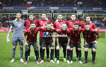 2024-03-22 - Alnanian National football team, during the friendly football match between the national team of Albania and and Chile, on 23 March 2023 at Ennio Tardini Stadium in Parma, Italy. Photo Nderim KACELI - ALBANIA VS CHILE - FRIENDLY MATCH - SOCCER