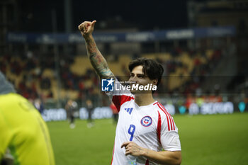 2024-03-22 - Victor Davila of Chile during the friendly football match between the national team of Albania and and Chile, on 23 March 2023 at Ennio Tardini Stadium in Parma, Italy. Photo Nderim KACELI - ALBANIA VS CHILE - FRIENDLY MATCH - SOCCER
