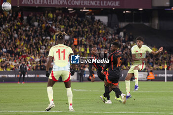 2024-03-22 - Lamine Yamal of Spain shoots over during the International Friendly football match between Spain and Colombia on 22 March 2024 at the London Stadium in London, England - FOOTBALL - FRIENDLY GAME - SPAIN V COLOMBIA - FRIENDLY MATCH - SOCCER