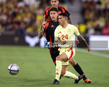 2024-03-22 - Pedro Porro of Spain during the International Friendly football match between Spain and Colombia on 22 March 2024 at the London Stadium in London, England - FOOTBALL - FRIENDLY GAME - SPAIN V COLOMBIA - FRIENDLY MATCH - SOCCER
