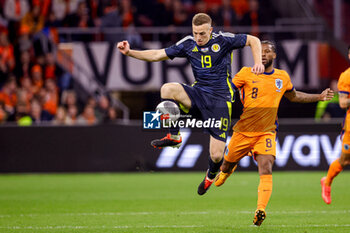 2024-03-22 - Lewis Ferguson of Scotland during the International Friendly football match between Netherlands and Scotland on March 22, 2024 at Johan Cruijff ArenA in Amsterdam, Netherlands - FOOTBALL - FRIENDLY GAME - NETHERLANDS V SCOTLAND - FRIENDLY MATCH - SOCCER
