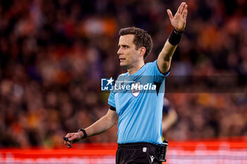 2024-03-22 - Referee Erik Lambrechts during the International Friendly football match between Netherlands and Scotland on March 22, 2024 at Johan Cruijff ArenA in Amsterdam, Netherlands - FOOTBALL - FRIENDLY GAME - NETHERLANDS V SCOTLAND - FRIENDLY MATCH - SOCCER