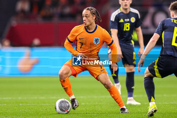 2024-03-22 - Xavi Simons of Netherlands during the International Friendly football match between Netherlands and Scotland on March 22, 2024 at Johan Cruijff ArenA in Amsterdam, Netherlands - FOOTBALL - FRIENDLY GAME - NETHERLANDS V SCOTLAND - FRIENDLY MATCH - SOCCER