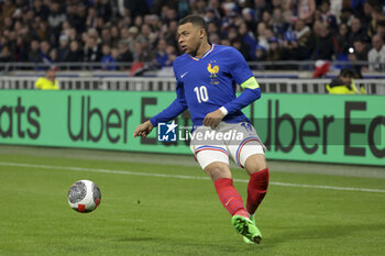 2024-03-23 - Kylian Mbappe of France during the International Friendly football match between France and Germany on March 23, 2024 at Groupama stadium in Decines-Charpieu near Lyon, France - FOOTBALL - FRIENDLY GAME - FRANCE V GERMANY - FRIENDLY MATCH - SOCCER