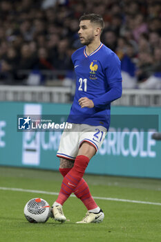 2024-03-23 - Lucas Hernandez of France during the International Friendly football match between France and Germany on March 23, 2024 at Groupama stadium in Decines-Charpieu near Lyon, France - FOOTBALL - FRIENDLY GAME - FRANCE V GERMANY - FRIENDLY MATCH - SOCCER