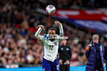 2024-03-24 - Erzi Konsa (12 ) of England during the International Friendly football match between England and Brazil on 23 March 2024 at Wembley Stadium in London, England - FOOTBALL - FRIENDLY GAME - ENGLAND V BRAZIL - FRIENDLY MATCH - SOCCER