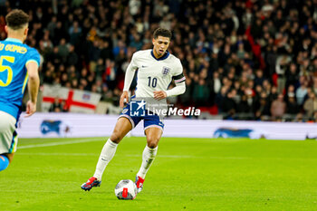 2024-03-24 - Jude Bellingham (10 ) of England during the International Friendly football match between England and Brazil on 23 March 2024 at Wembley Stadium in London, England - FOOTBALL - FRIENDLY GAME - ENGLAND V BRAZIL - FRIENDLY MATCH - SOCCER