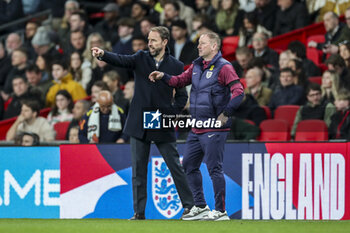 2024-03-23 - England Manager Gareth Southgate and Assistant Manager Steve Holland during the International Friendly football match between England and Brazil on 23 March 2024 at Wembley Stadium in London, England - FOOTBALL - FRIENDLY GAME - ENGLAND V BRAZIL - FRIENDLY MATCH - SOCCER