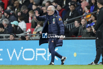 2024-03-23 - Brazil Coach Dorival Junior during the International Friendly football match between England and Brazil on 23 March 2024 at Wembley Stadium in London, England - FOOTBALL - FRIENDLY GAME - ENGLAND V BRAZIL - FRIENDLY MATCH - SOCCER
