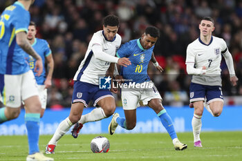 2024-03-23 - Jude Bellingham of England and Rodrygo Goes of Brazil during the International Friendly football match between England and Brazil on 23 March 2024 at Wembley Stadium in London, England - FOOTBALL - FRIENDLY GAME - ENGLAND V BRAZIL - FRIENDLY MATCH - SOCCER