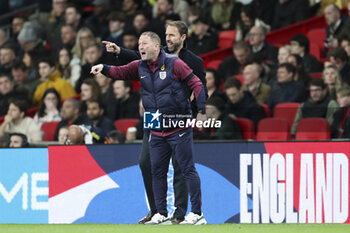2024-03-23 - England Manager Gareth Southgate and Assistant Manager Steve Holland during the International Friendly football match between England and Brazil on 23 March 2024 at Wembley Stadium in London, England - FOOTBALL - FRIENDLY GAME - ENGLAND V BRAZIL - FRIENDLY MATCH - SOCCER