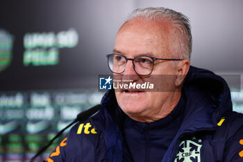 2024-03-25 - Coach Dorival Junior of Brazil during the training session and press conference of Brazil Team prior the friendly football match against Spain on March 25, 2024 at Ciudad Deportiva Real Madrid in Valdebebas, Madrid, Spain - FOOTBALL - BRAZIL TRAINING AND PRESS CONFERENCE - FRIENDLY MATCH - SOCCER