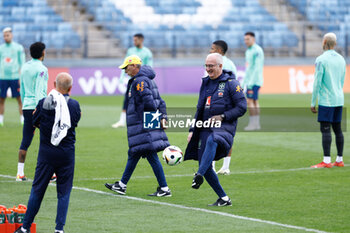 2024-03-25 - Coach Dorival Junior of Brazil during the training session and press conference of Brazil Team prior the friendly football match against Spain on March 25, 2024 at Ciudad Deportiva Real Madrid in Valdebebas, Madrid, Spain - FOOTBALL - BRAZIL TRAINING AND PRESS CONFERENCE - FRIENDLY MATCH - SOCCER