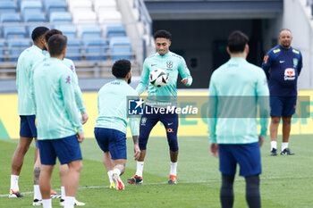 2024-03-25 - Rafinha of Brazil during the training session and press conference of Brazil Team prior the friendly football match against Spain on March 25, 2024 at Ciudad Deportiva Real Madrid in Valdebebas, Madrid, Spain - FOOTBALL - BRAZIL TRAINING AND PRESS CONFERENCE - FRIENDLY MATCH - SOCCER