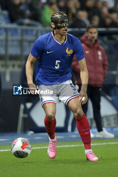 2024-03-25 - Kiliann Sildillia of France during the International Under 23 Friendly football match between France U23 and United States, USA U23 on March 25, 2024 at Stade Auguste Bonal in Sochaux Montbeliard, France - FOOTBALL - U23 FRIENDLY GAME - FRANCE V USA - FRIENDLY MATCH - SOCCER