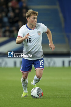 2024-03-25 - Aidan Morris of USA during the International Under 23 Friendly football match between France U23 and United States, USA U23 on March 25, 2024 at Stade Auguste Bonal in Sochaux Montbeliard, France - FOOTBALL - U23 FRIENDLY GAME - FRANCE V USA - FRIENDLY MATCH - SOCCER