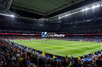 2024-03-26 - A general view of the stadium during the friendly football match among the national teams of Spain and Brazil at Estadio Santiago Bernabeu, Madrid. - SPAIN VS BRAZIL - FRIENDLY MATCH - SOCCER