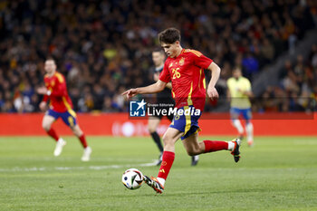 2024-03-26 - Pau Curbasi of Spain during the International friendly football match between Spain and Brazil on March 26, 2024 at Santiago Bernabeu stadium in Madrid, Spain - FOOTBALL - FRIENDLY GAME - SPAIN V BRAZIL - FRIENDLY MATCH - SOCCER