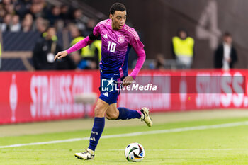 2024-03-26 - Jamal Musiala of Germany during the International Friendly football match between Germany and Netherlands on March 26, 2024 at Deutsche Bank Park in Frankfurt am Main, Germany - FOOTBALL - FRIENDLY GAME - GERMANY V NETHERLANDS - FRIENDLY MATCH - SOCCER