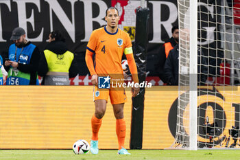 2024-03-26 - Virgil van Dijk of the Netherlands during the International Friendly football match between Germany and Netherlands on March 26, 2024 at Deutsche Bank Park in Frankfurt am Main, Germany - FOOTBALL - FRIENDLY GAME - GERMANY V NETHERLANDS - FRIENDLY MATCH - SOCCER