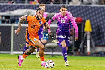 2024-03-26 - Memphis Depay of Netherlands during the International Friendly football match between Germany and Netherlands on March 26, 2024 at Deutsche Bank Park in Frankfurt am Main, Germany - FOOTBALL - FRIENDLY GAME - GERMANY V NETHERLANDS - FRIENDLY MATCH - SOCCER