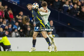 2024-03-26 - Ryan Christie of Scotland and Trai Hume of Northern Ireland during the International Friendly football match between Scotland and Northern Ireland on 26 March 2024 at Hampden Park in Glasgow, Scotland - FOOTBALL - FRIENDLY GAME - SCOTLAND V NORTHERN IRELAND - FRIENDLY MATCH - SOCCER
