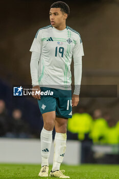 2024-03-26 - Shea Charles of Northern Ireland during the International Friendly football match between Scotland and Northern Ireland on 26 March 2024 at Hampden Park in Glasgow, Scotland - FOOTBALL - FRIENDLY GAME - SCOTLAND V NORTHERN IRELAND - FRIENDLY MATCH - SOCCER