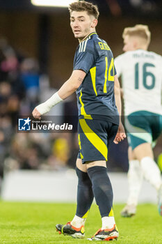 2024-03-26 - Billy Gilmour of Scotland during the International Friendly football match between Scotland and Northern Ireland on 26 March 2024 at Hampden Park in Glasgow, Scotland - FOOTBALL - FRIENDLY GAME - SCOTLAND V NORTHERN IRELAND - FRIENDLY MATCH - SOCCER