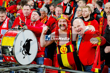 2024-03-27 - Belgium fans during the International Friendly football match between England and Belgium on 26 March 2024 at Wembley Stadium in London, England - FOOTBALL - FRIENDLY GAME - ENGLAND V BELGIUM - FRIENDLY MATCH - SOCCER