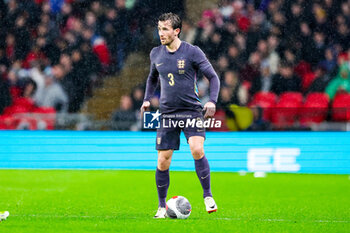 2024-03-27 - Ben Chilwell (3) of England during the International Friendly football match between England and Belgium on 26 March 2024 at Wembley Stadium in London, England - FOOTBALL - FRIENDLY GAME - ENGLAND V BELGIUM - FRIENDLY MATCH - SOCCER