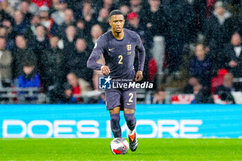 2024-03-27 - Ezri Konsa (2) of England during the International Friendly football match between England and Belgium on 26 March 2024 at Wembley Stadium in London, England - FOOTBALL - FRIENDLY GAME - ENGLAND V BELGIUM - FRIENDLY MATCH - SOCCER