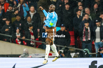 2024-03-27 - Romelu Lukaku of Belgium scores a goal and celebrates 0-1 during the International Friendly football match between England and Belgium on 26 March 2024 at Wembley Stadium in London, England - FOOTBALL - FRIENDLY GAME - ENGLAND V BELGIUM - FRIENDLY MATCH - SOCCER