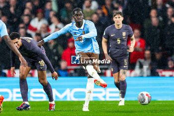 2024-03-27 - Amadou Onana of Belgium during the International Friendly football match between England and Belgium on 26 March 2024 at Wembley Stadium in London, England - FOOTBALL - FRIENDLY GAME - ENGLAND V BELGIUM - FRIENDLY MATCH - SOCCER