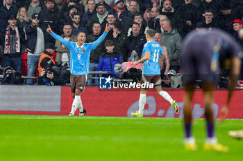 2024-03-27 - Youri Tielemans of Belgium scores a goal and celebrates 1-2 during the International Friendly football match between England and Belgium on 26 March 2024 at Wembley Stadium in London, England - FOOTBALL - FRIENDLY GAME - ENGLAND V BELGIUM - FRIENDLY MATCH - SOCCER