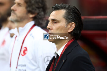2024-06-10 - Coach Vincenzo Montella of Turkiye during the International Friendly football match between Poland and Turkiye on 10 June 2024 at PGE Narodowy in Warsaw, Poland - FOOTBALL - FRIENDLY GAME - POLAND V TURKEY - FRIENDLY MATCH - SOCCER