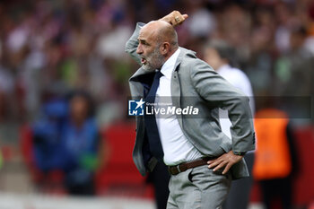 2024-06-10 - Coach Michal Probierz of Poland during the International Friendly football match between Poland and Turkiye on 10 June 2024 at PGE Narodowy in Warsaw, Poland - FOOTBALL - FRIENDLY GAME - POLAND V TURKEY - FRIENDLY MATCH - SOCCER