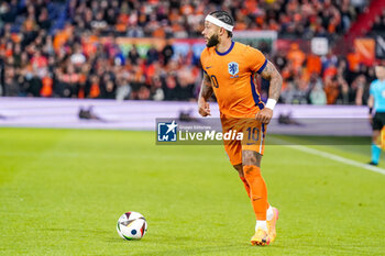 2024-06-10 - Memphis Depay of Netherlands during the International Friendly football match between Netherlands and Iceland on June 10, 2024 at Stadion Feijenoord de Kuip in Rotterdam, Netherlands - FOOTBALL - FRIENDLY GAME - NETHERLANDS V ICELAND - FRIENDLY MATCH - SOCCER