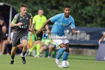 2024-07-16 - Napoli's Swedish midfielder Jens Cajuste during friendly match SSC Napoli Anaune val di Non SSC Napoli's 2024-25 preseason training camp in val di sole in Trentino, Dimaro Folgarida

 - NAPOLI VS ANAUNE VAL DI NON - FRIENDLY MATCH - SOCCER