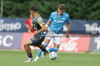 2024-07-16 - Napoli's Danish midfielder Jesper Lindstrom during friendly match SSC Napoli Anaune val di Non SSC Napoli's 2024-25 preseason training camp in val di sole in Trentino, Dimaro Folgarida

 - NAPOLI VS ANAUNE VAL DI NON - FRIENDLY MATCH - SOCCER